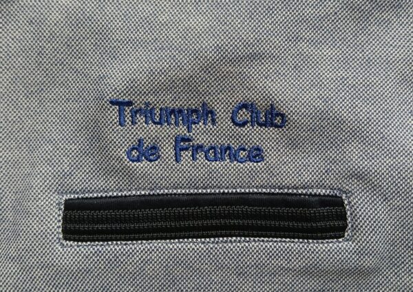 Polo Bleu Chiné – Image 2
