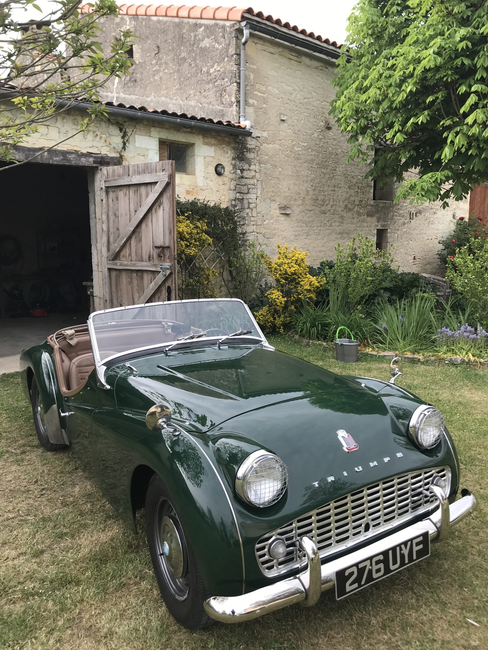 Triumph TR3a LHD 1960 BRGreen