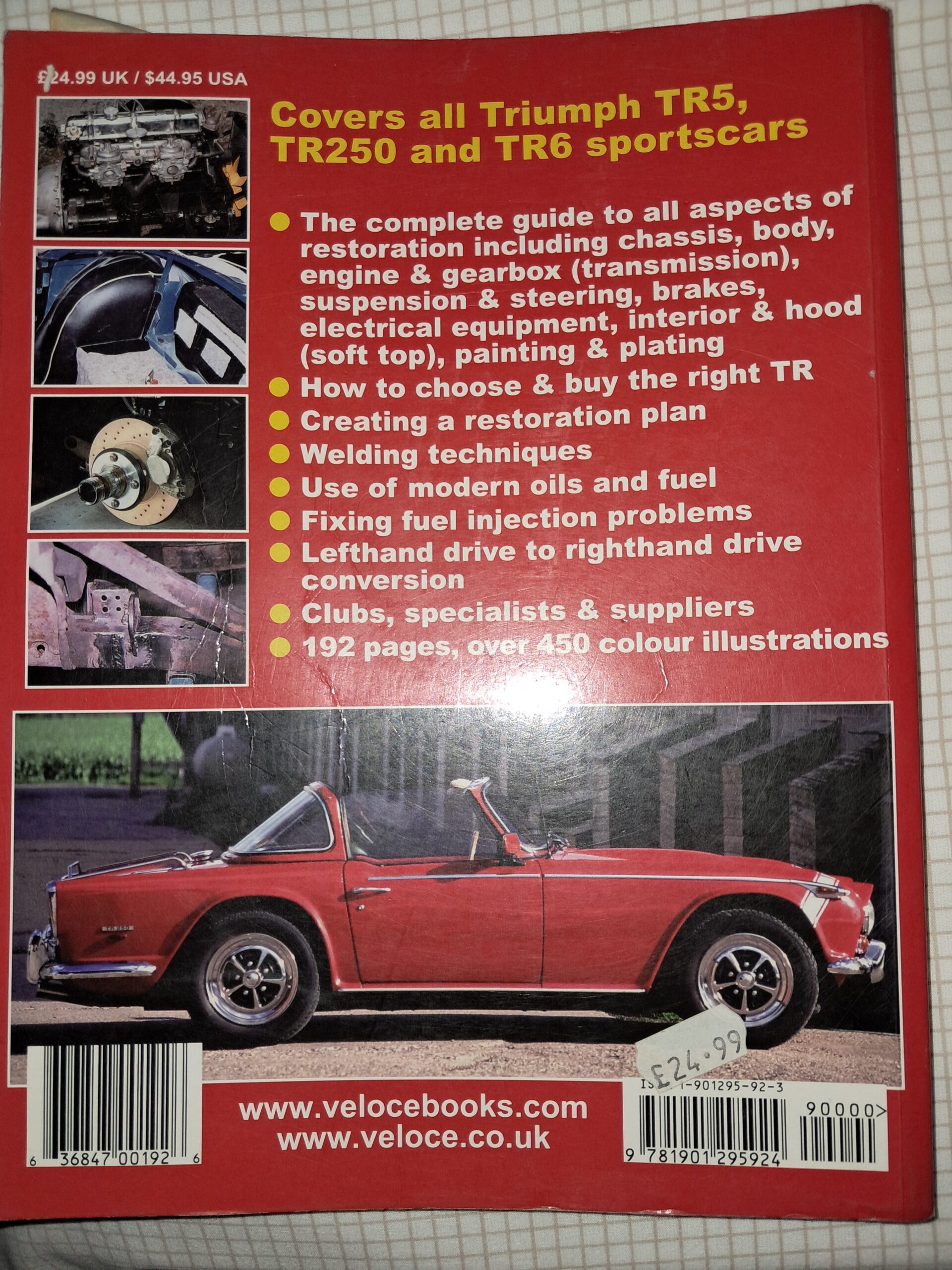 Manuel de restoration  Triumph TR5/250 et TR6