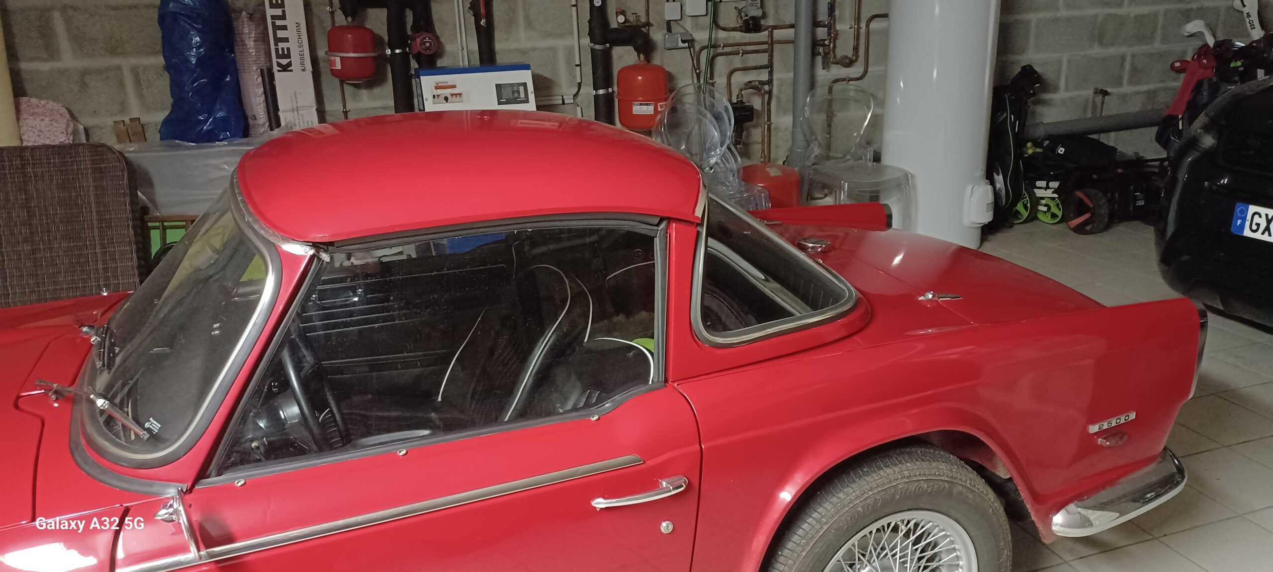 Hard top TR5 rouge ( signal red)