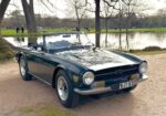 Triumph TR6 vert anglais avec Overdrive de 1969.