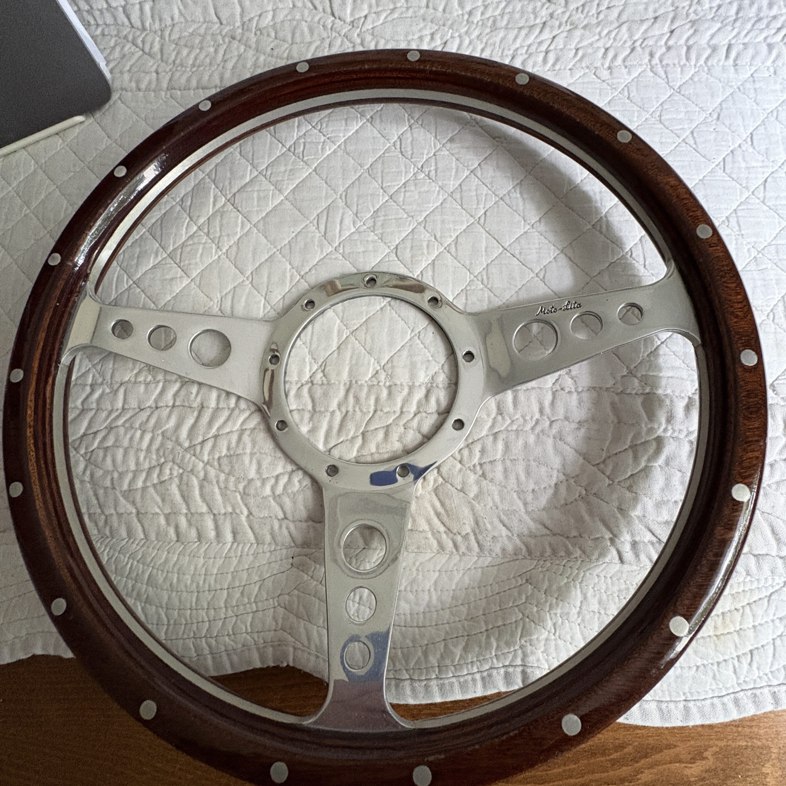 VOLANT MOTOLITA BOIS DIAMETRE 32 CM