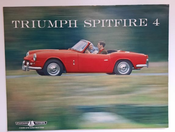 Plaquette commerciale de la Triumph Spitfire 4 (Mk1)