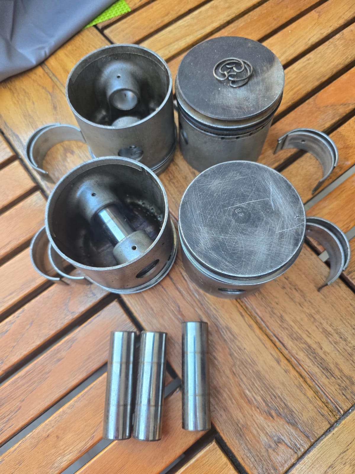 Kit chemises pistons 87 mm TR3 1960