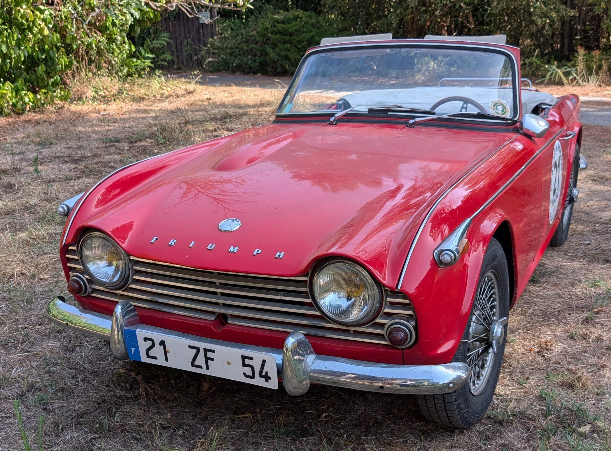 Vends TR4 IRS roues fil Overdrive
