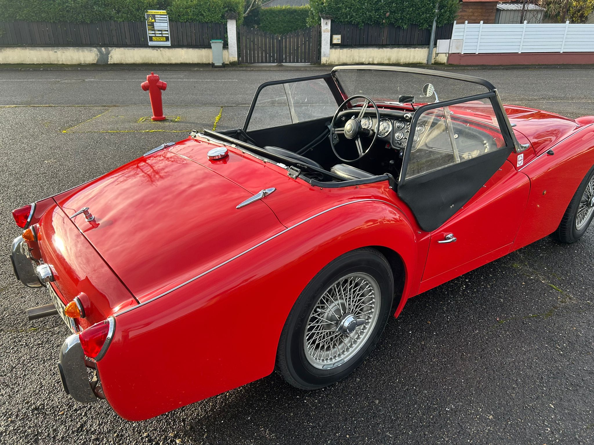Très belle TR3A 1958
