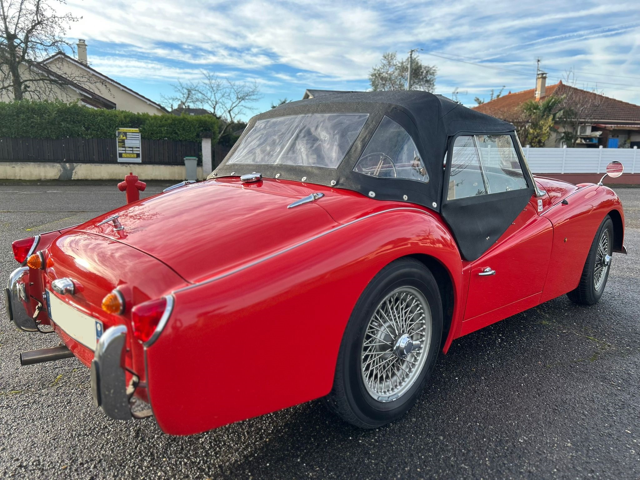 Très belle TR3A 1958