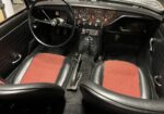 TRIUMPH SPITFIRE Mk2 cabriolet, 1967, rouge, overdrive, 103 517 km. Excellent état.