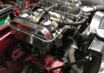 TRIUMPH SPITFIRE Mk2 cabriolet, 1967, rouge, overdrive, 103 517 km. Excellent état.