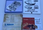 TRIUMPH SPITFIRE Mk2 cabriolet, 1967, rouge, overdrive, 103 517 km. Excellent état.